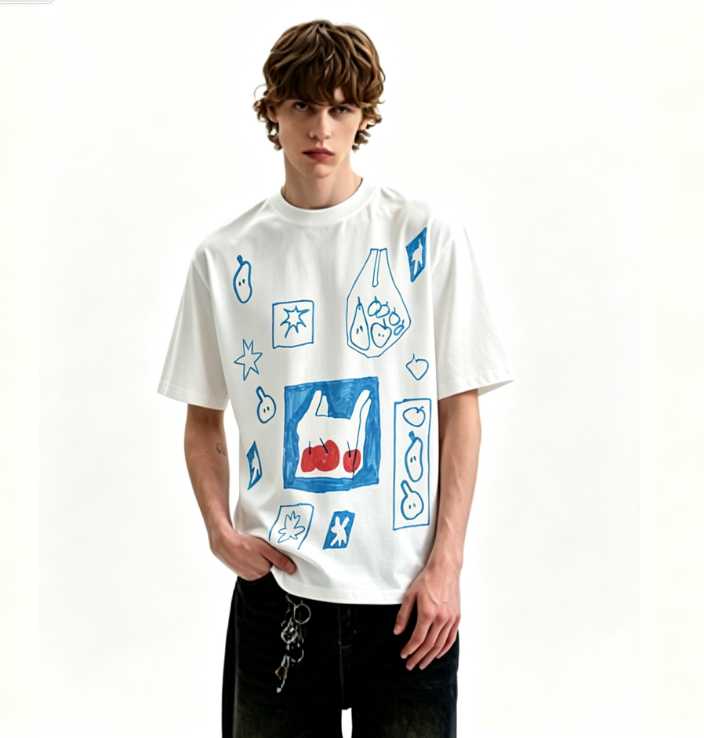 Street Fashion Trends 2026 - 2026 Summer New Men's Y2k Graphic