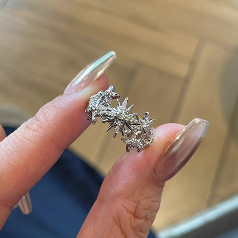 Street Fashion Rings - Hip hop style trend full diamonds