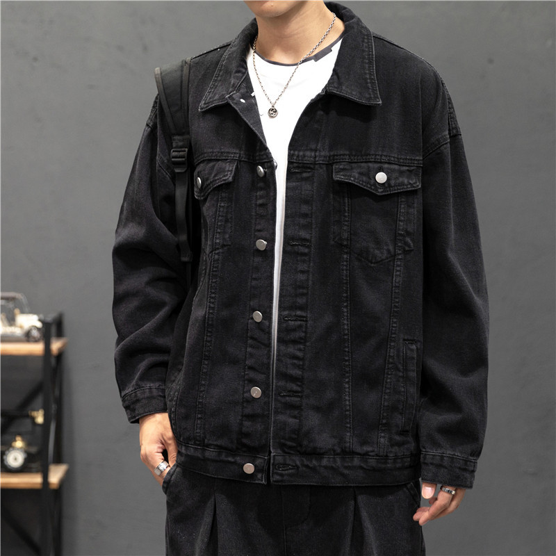 New Denim Jacket Men Vintage J - Street Fashion Jeans Men 评论和价格
