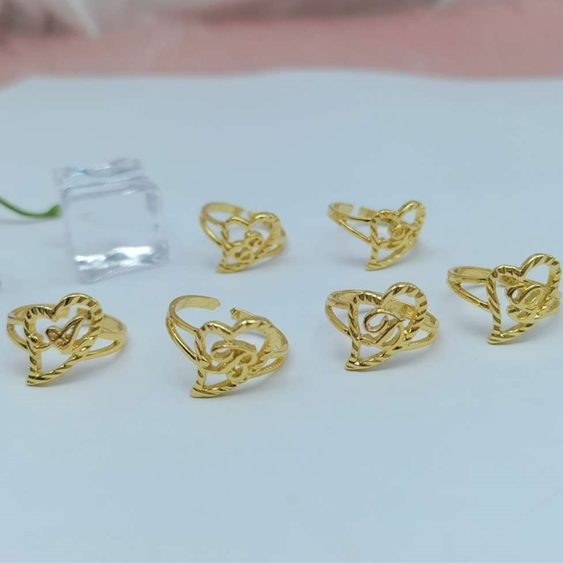 Duoying Custom Initial Rings P - Street Fashion Rings 评论和价格