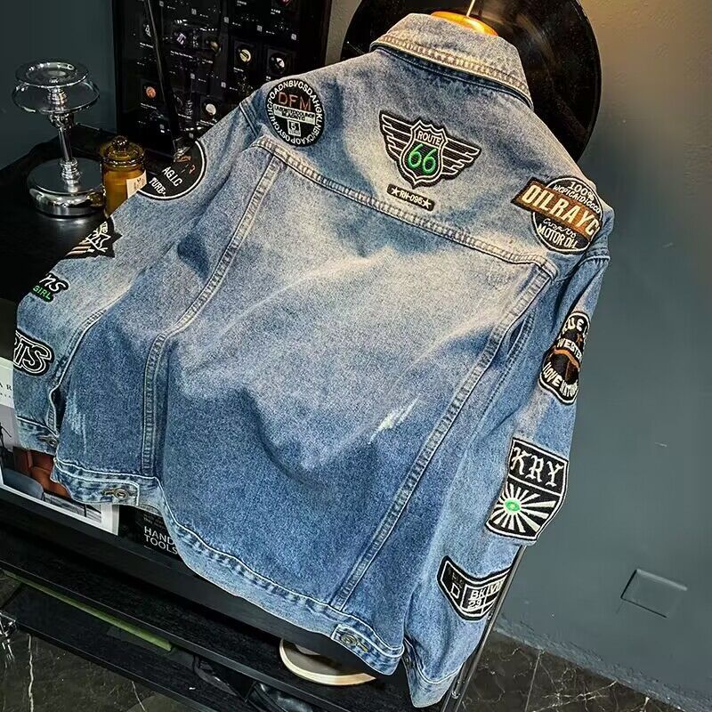 Men High Street Embroidery Pat - Street Fashion Hong Kong 评论和价格