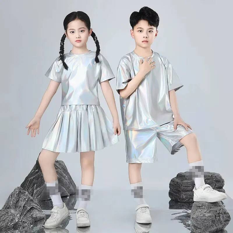 Boys and Girls Hip-hop Set Sil - Street Fashion Boy 评论和价格