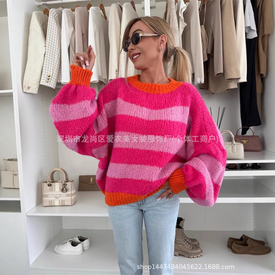 2026 Spring New Women Stripe L - Street Fashion Trends 2026 评论和价格