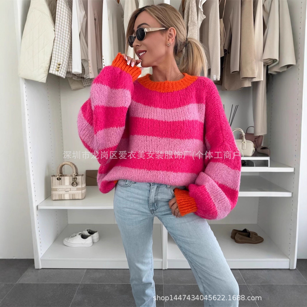 2026 Spring New Women Stripe L - Street Fashion Trends 2026 评论和价格