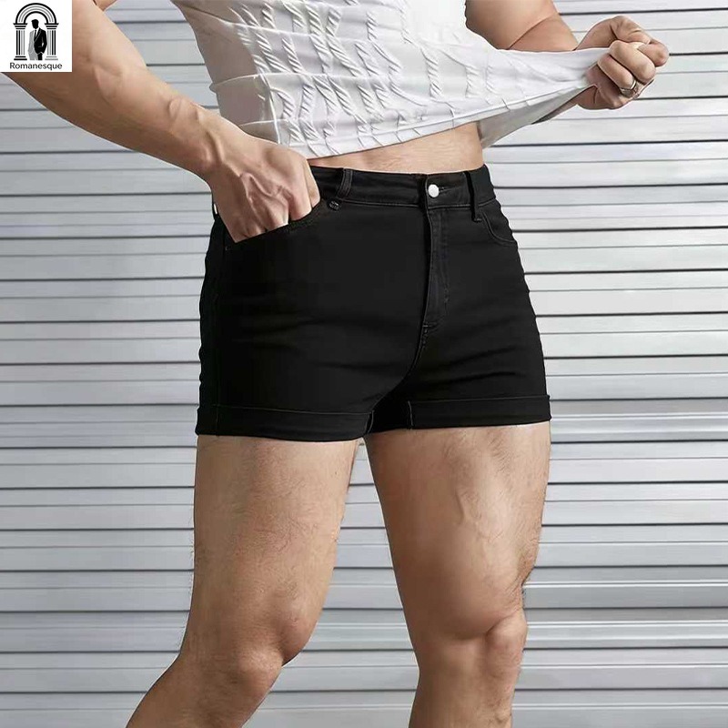 Men's Sexy Slim Fit White Deni - Street Fashion Jeans Men 评论和价格