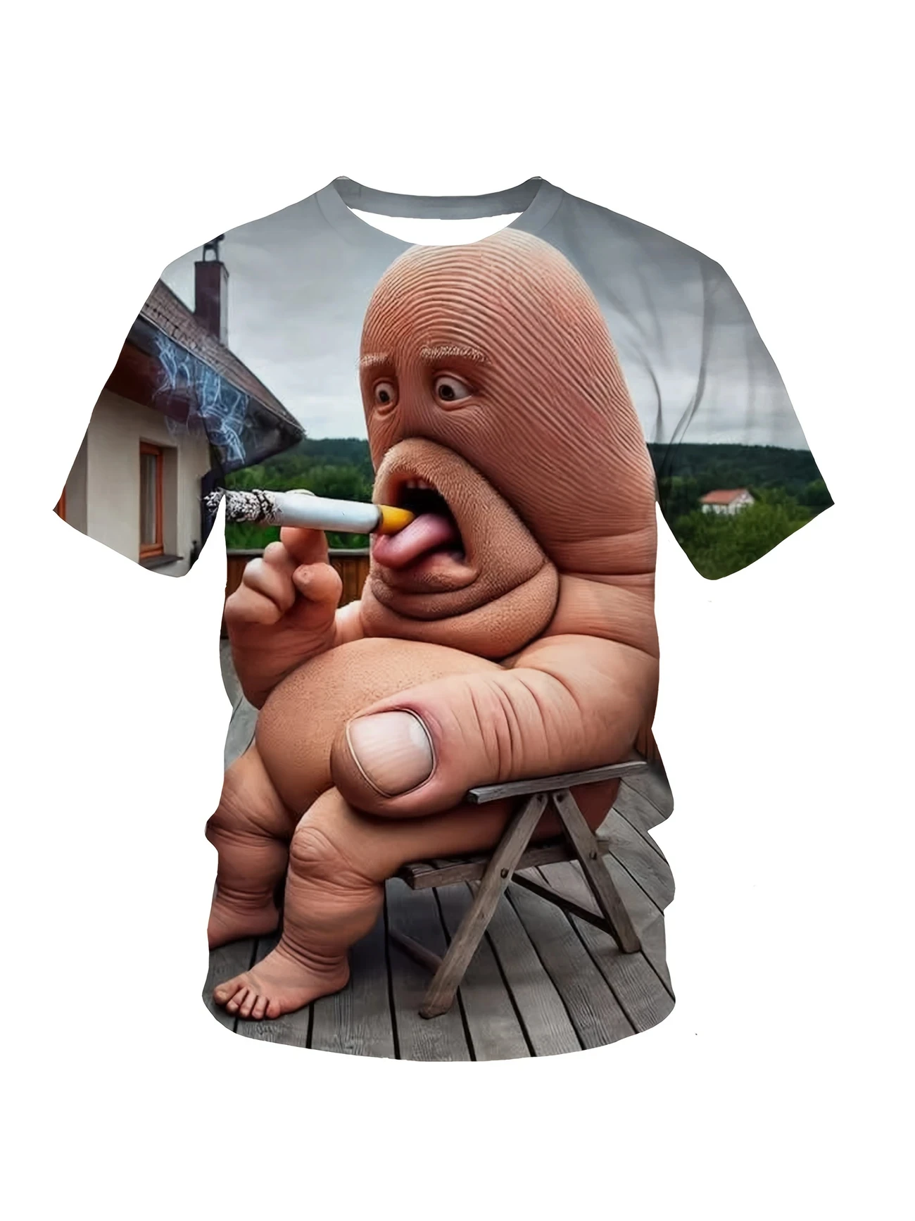 Fun Quirky Abstract Art 3D Pri - Quirky Street Fashion 评论和价格