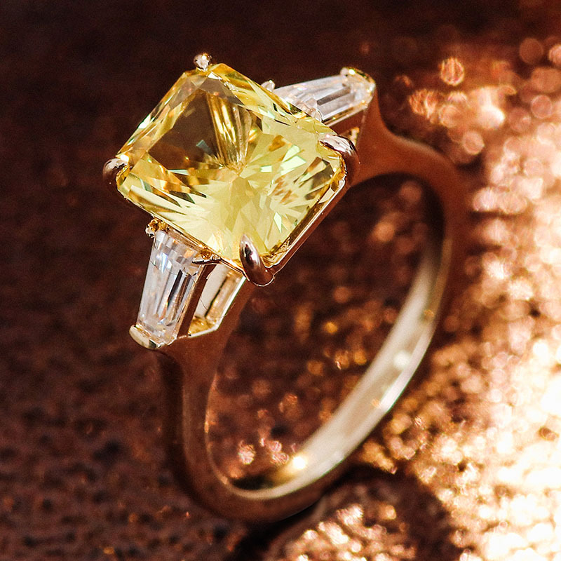 925 sterling silver 18K gold R - Street Fashion Rings 评论和价格