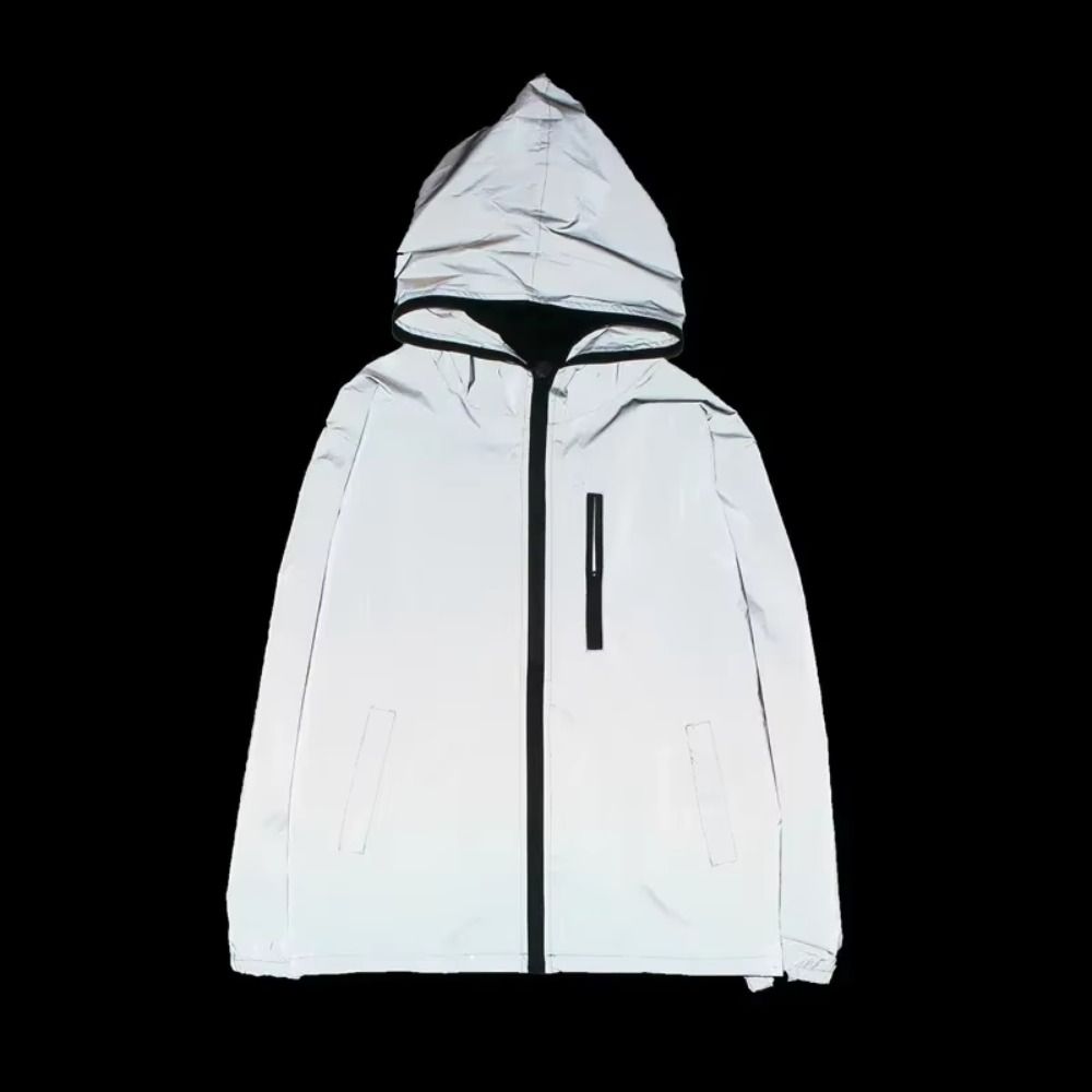 Night Warning Reflective Jacke - Street Fashion Boy 评论和价格