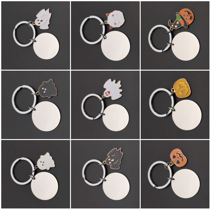Creativity  Metal Keychain Hal - Street Fashion Rings 评论和价格