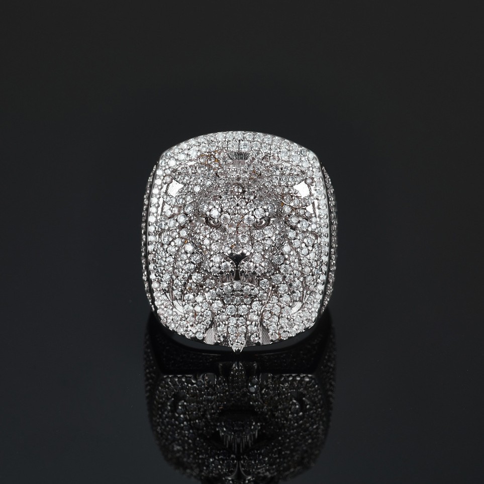 D Color Full Moissanite Diamon - Street Fashion Rings 评论和价格