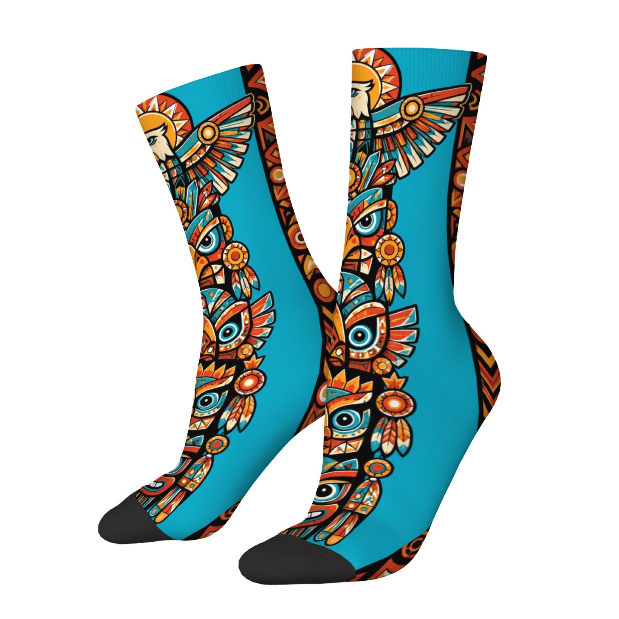 Fun Ethnic-style Totem Print M - Quirky Street Fashion 评论和价格