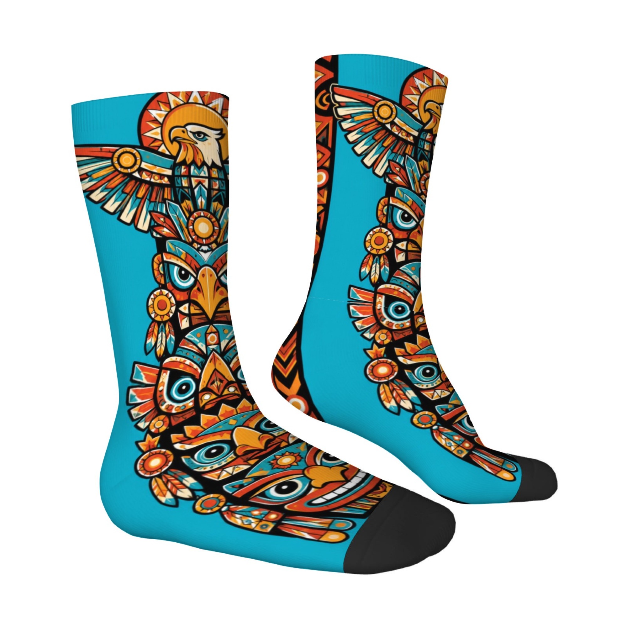 Fun Ethnic-style Totem Print M - Quirky Street Fashion 评论和价格