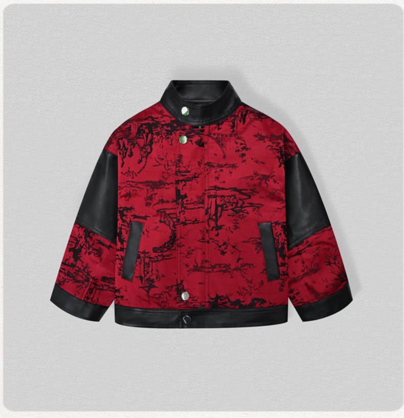 Gentleman Kids Embroidery Moto - Street Fashion Kids 评论和价格