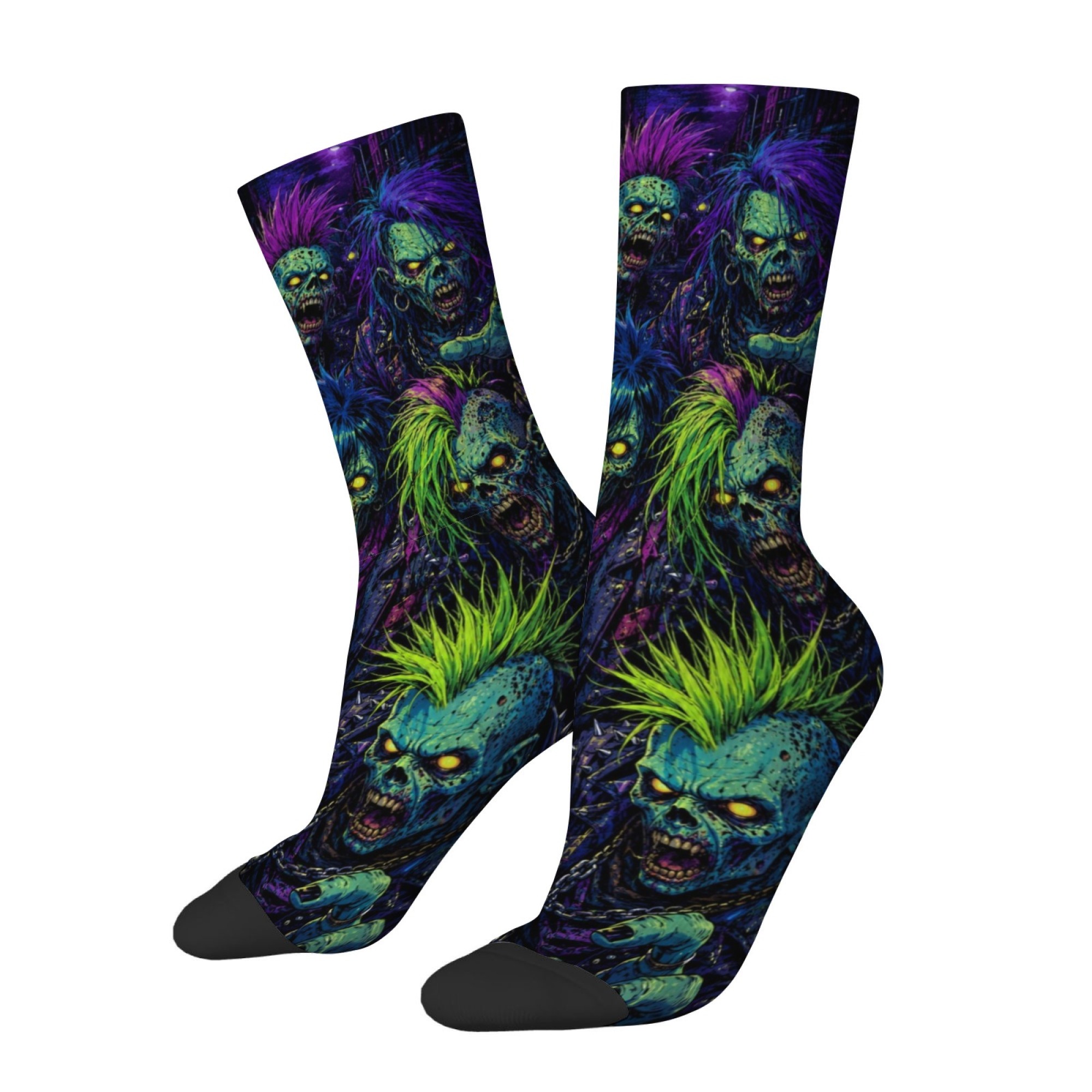 Gothic Hip-hop Skull Print Men - Quirky Street Fashion 评论和价格