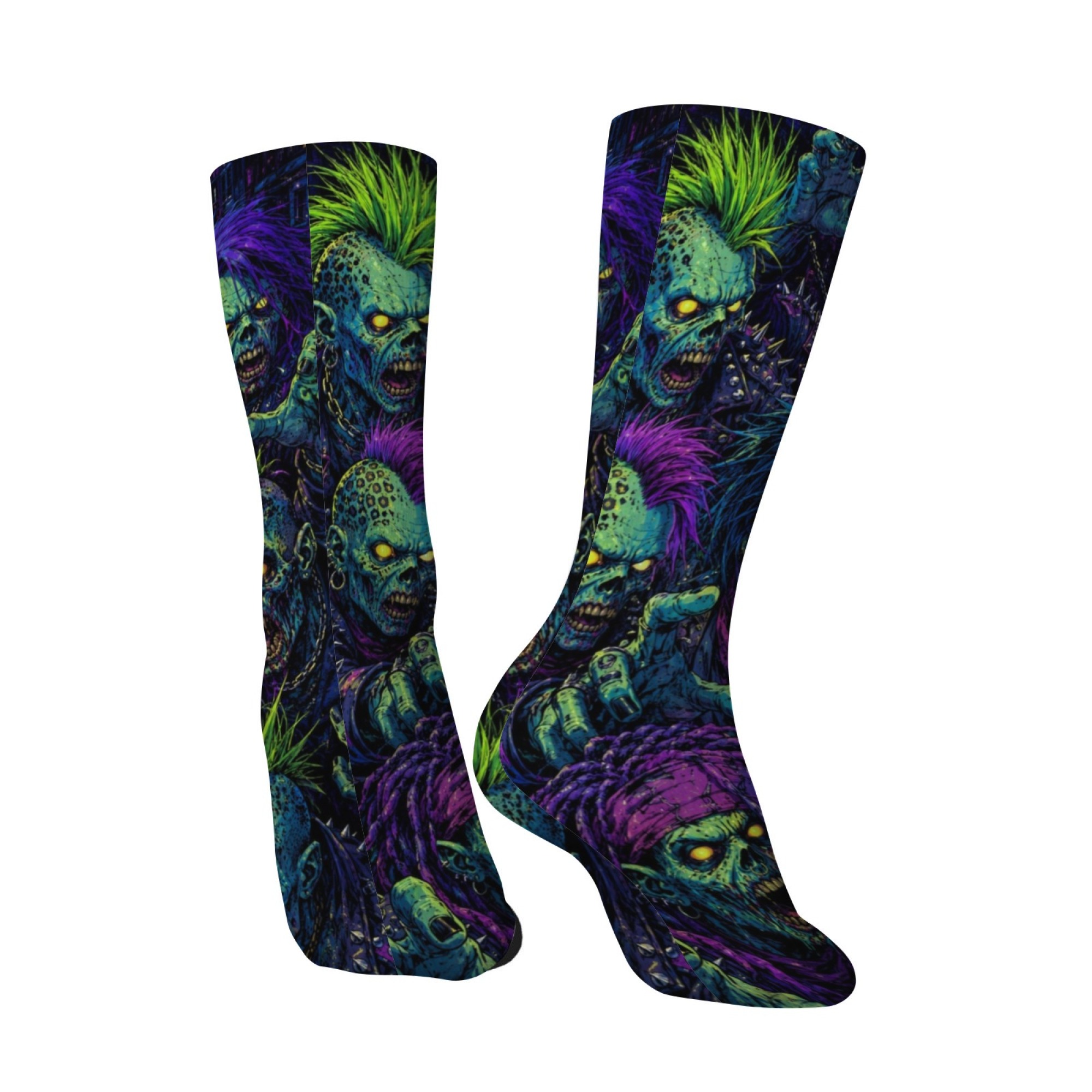 Gothic Hip-hop Skull Print Men - Quirky Street Fashion 评论和价格