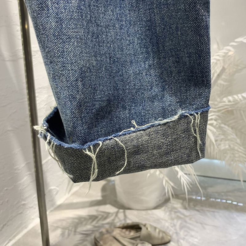 Summer Women Ripped Jeans High - Street Fashion Jeans 评论和价格