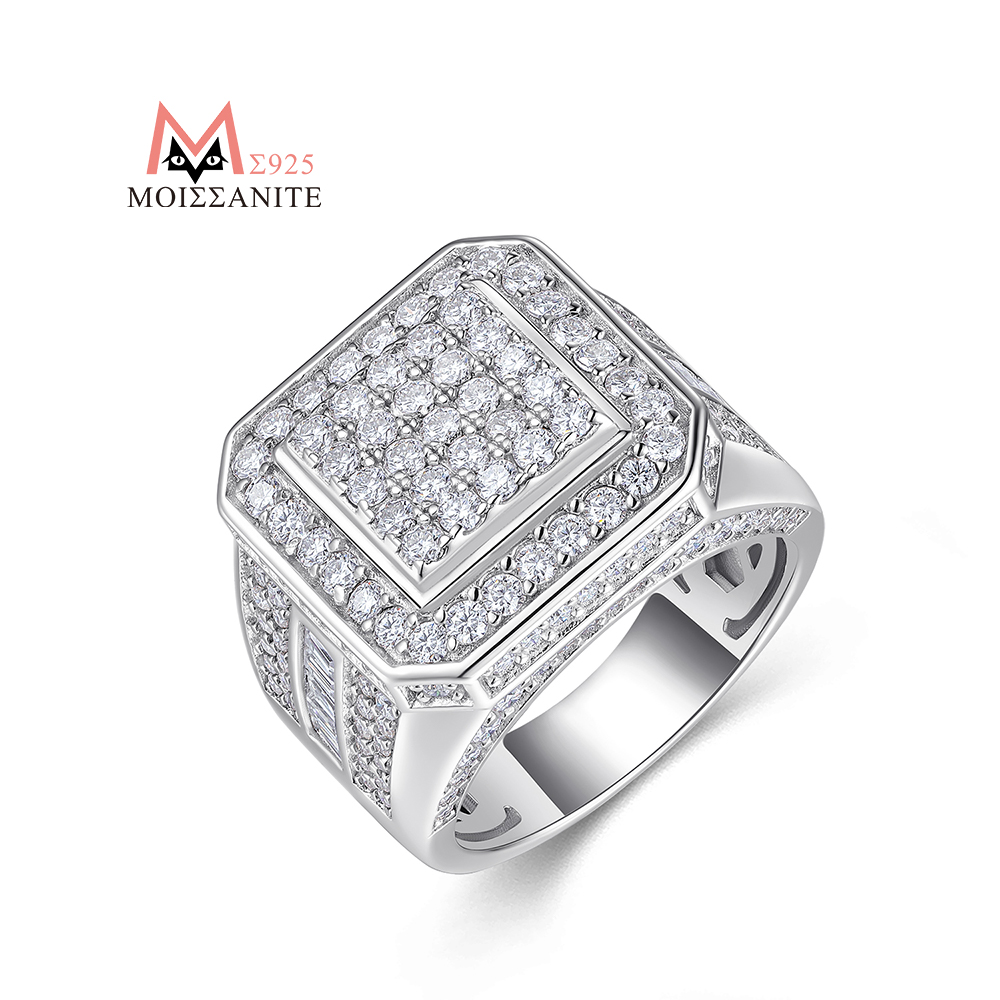 JIUZUAN Full Moissanite Ring S - Street Fashion Rings 评论和价格