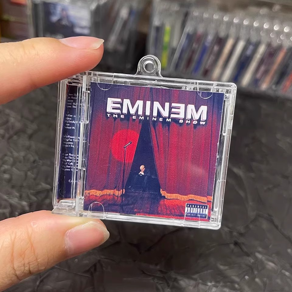 Hip hop Slim Shady MINI Music  - Street Fashion Rings 评论和价格