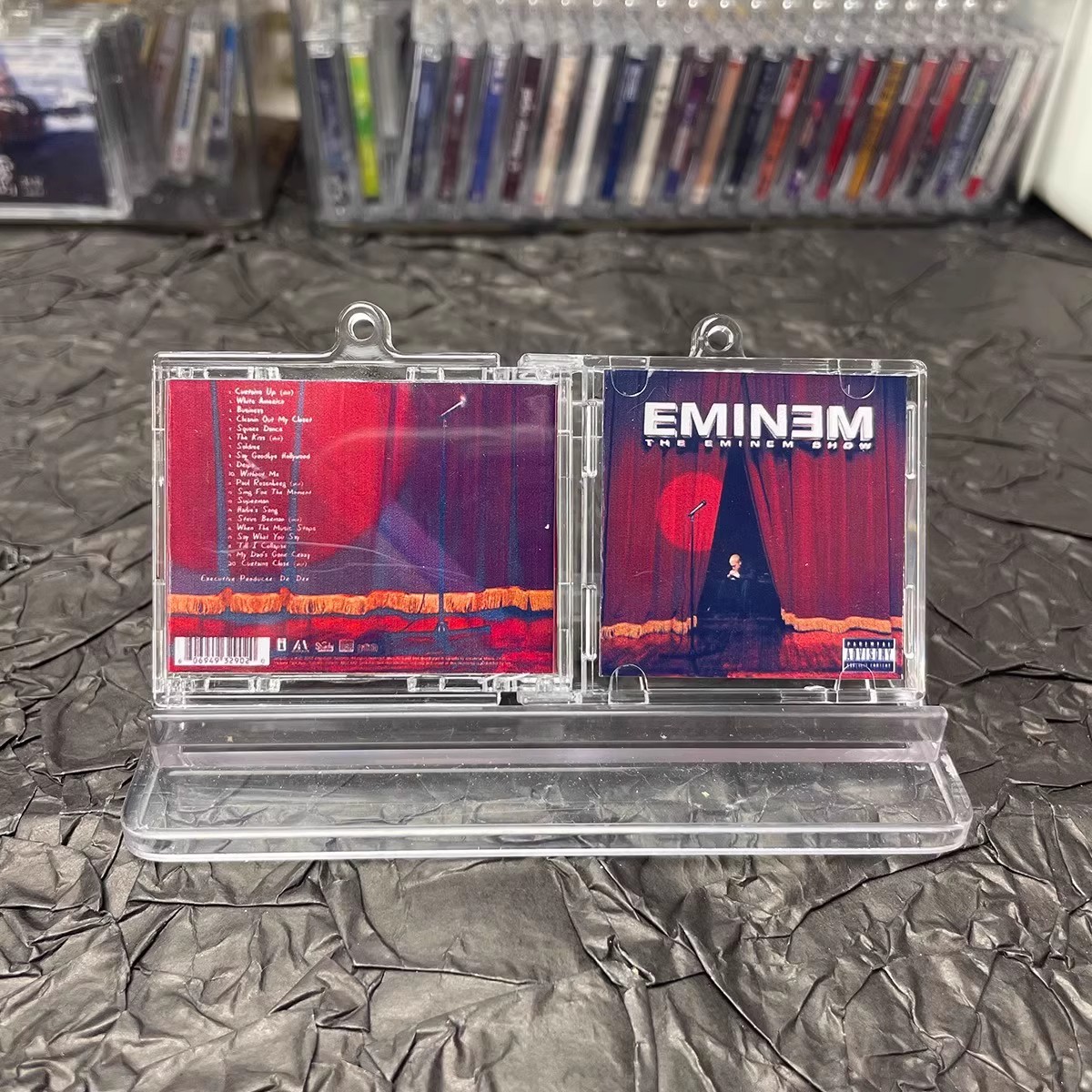 Hip hop Slim Shady MINI Music  - Street Fashion Rings 评论和价格