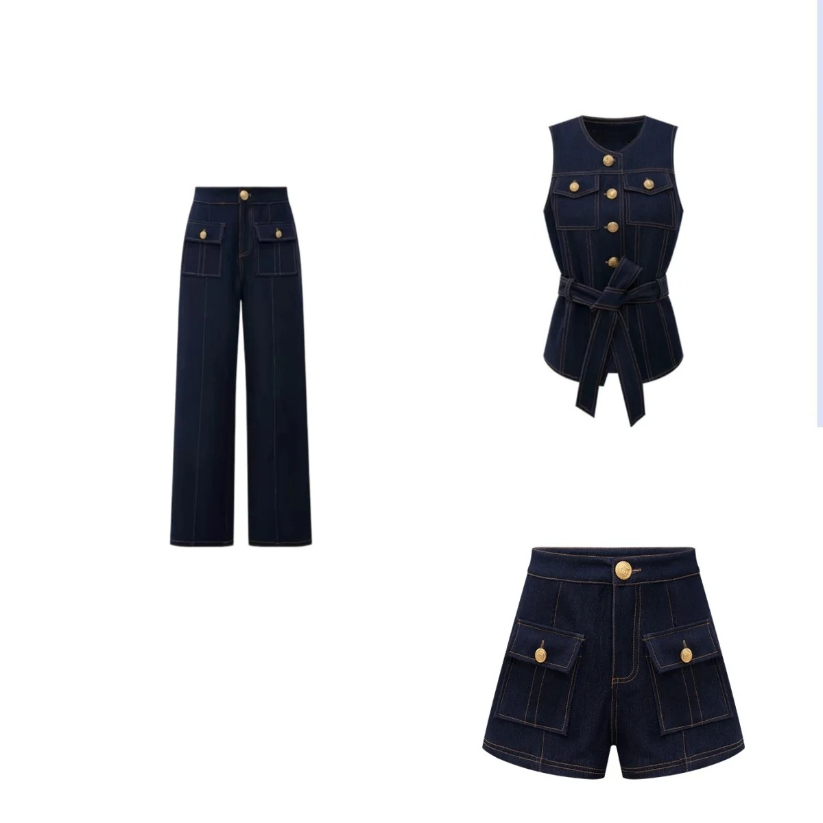 Y2K 2026 new button retro jean - Street Fashion Trends 2026 评论和价格