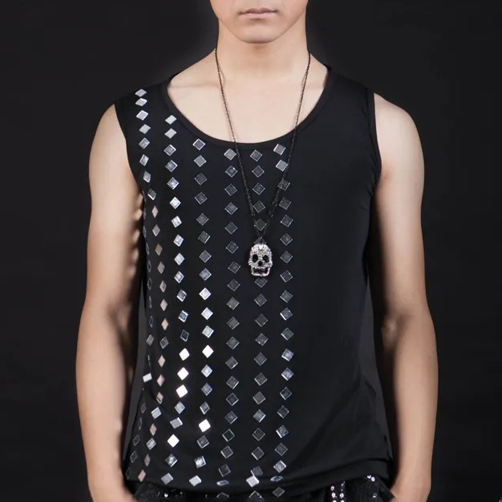 2026 Summer New Men's Sequined - Street Fashion Trends 2026 评论和价格