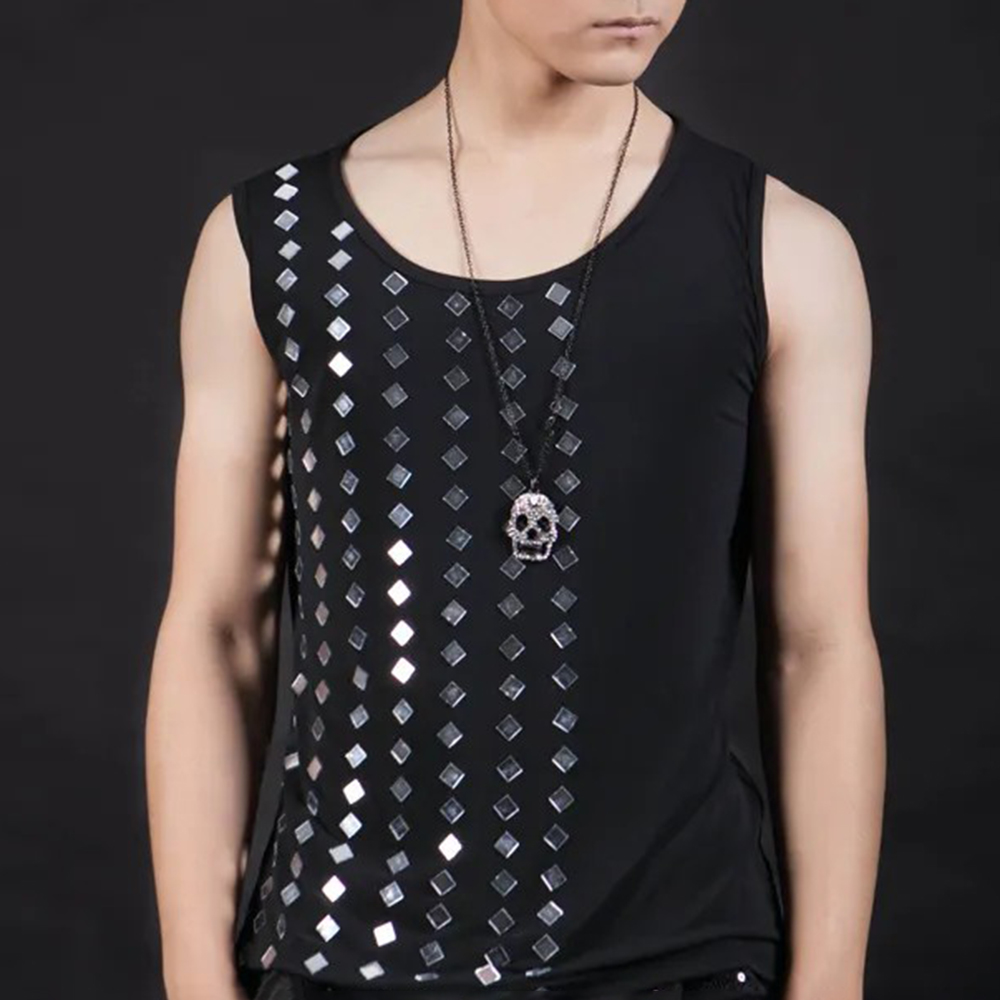 2026 Summer New Men's Sequined - Street Fashion Trends 2026 评论和价格