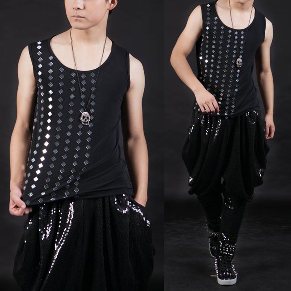 2026 Summer New Men's Sequined - Street Fashion Trends 2026 评论和价格