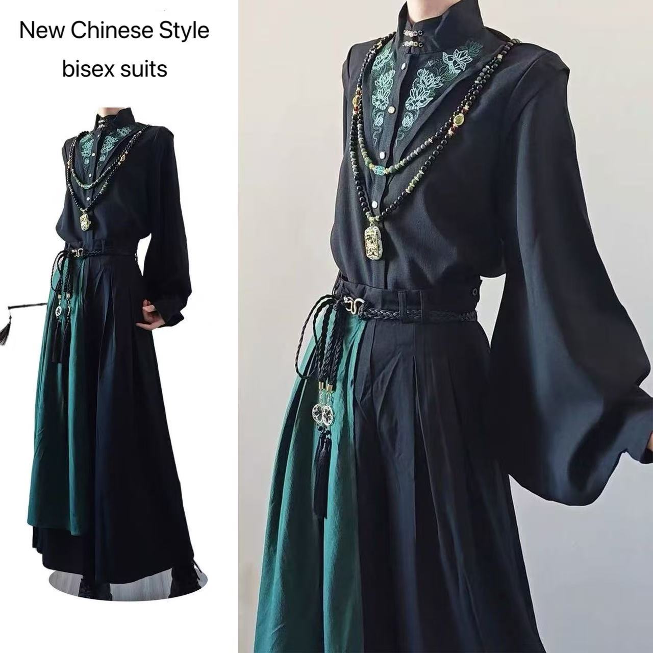New Chinese Style Bisex Suits  - Street Fashion In Chinese 评论和价格